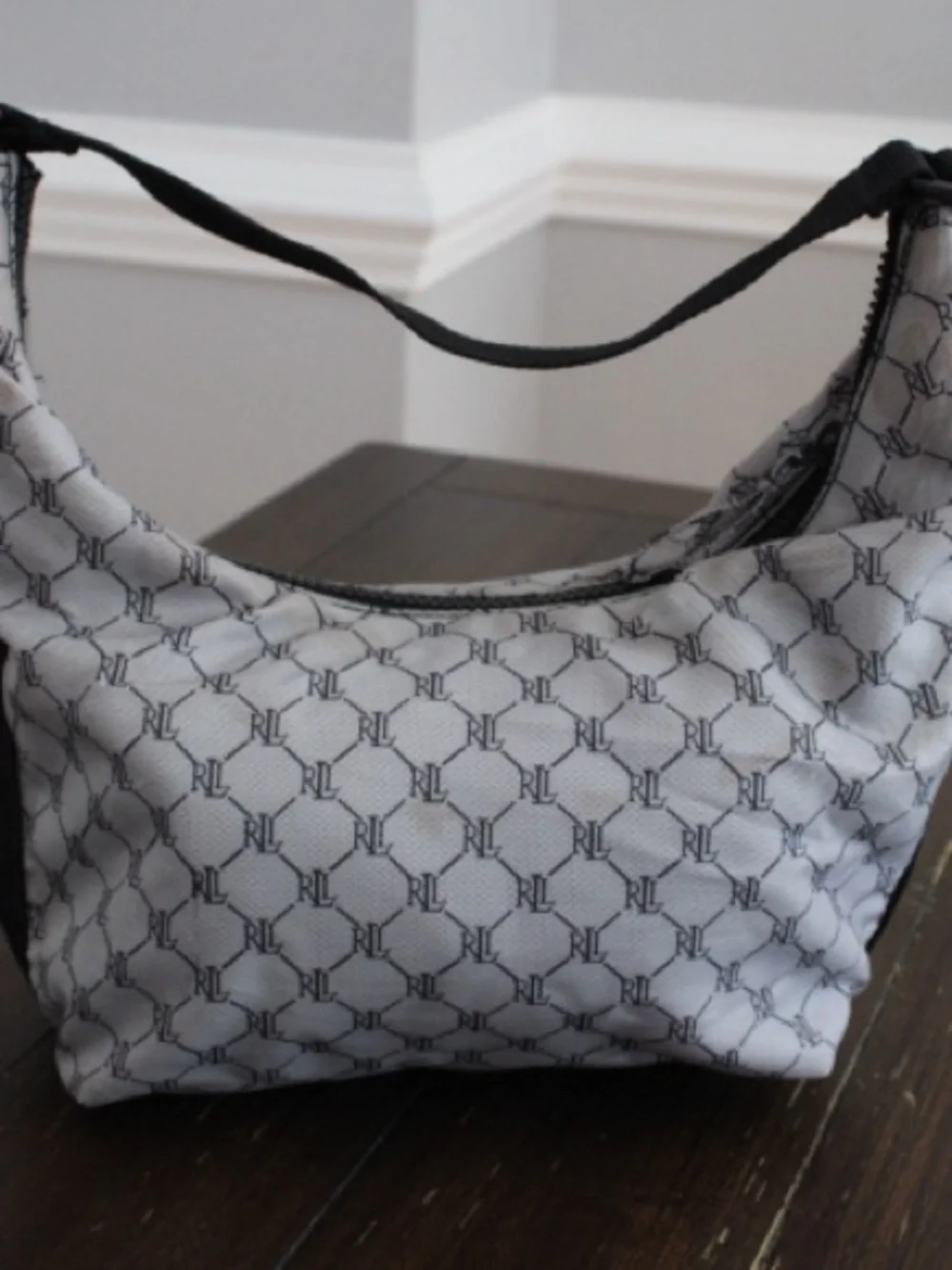 Lauren Ralph Lauren Y2K logo hobo bag